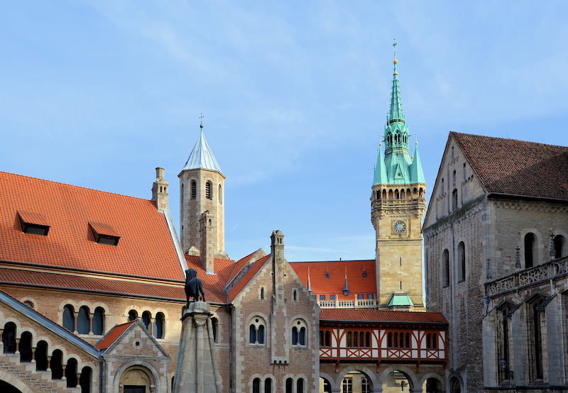 Die historische Altstadt Braunschweigs.